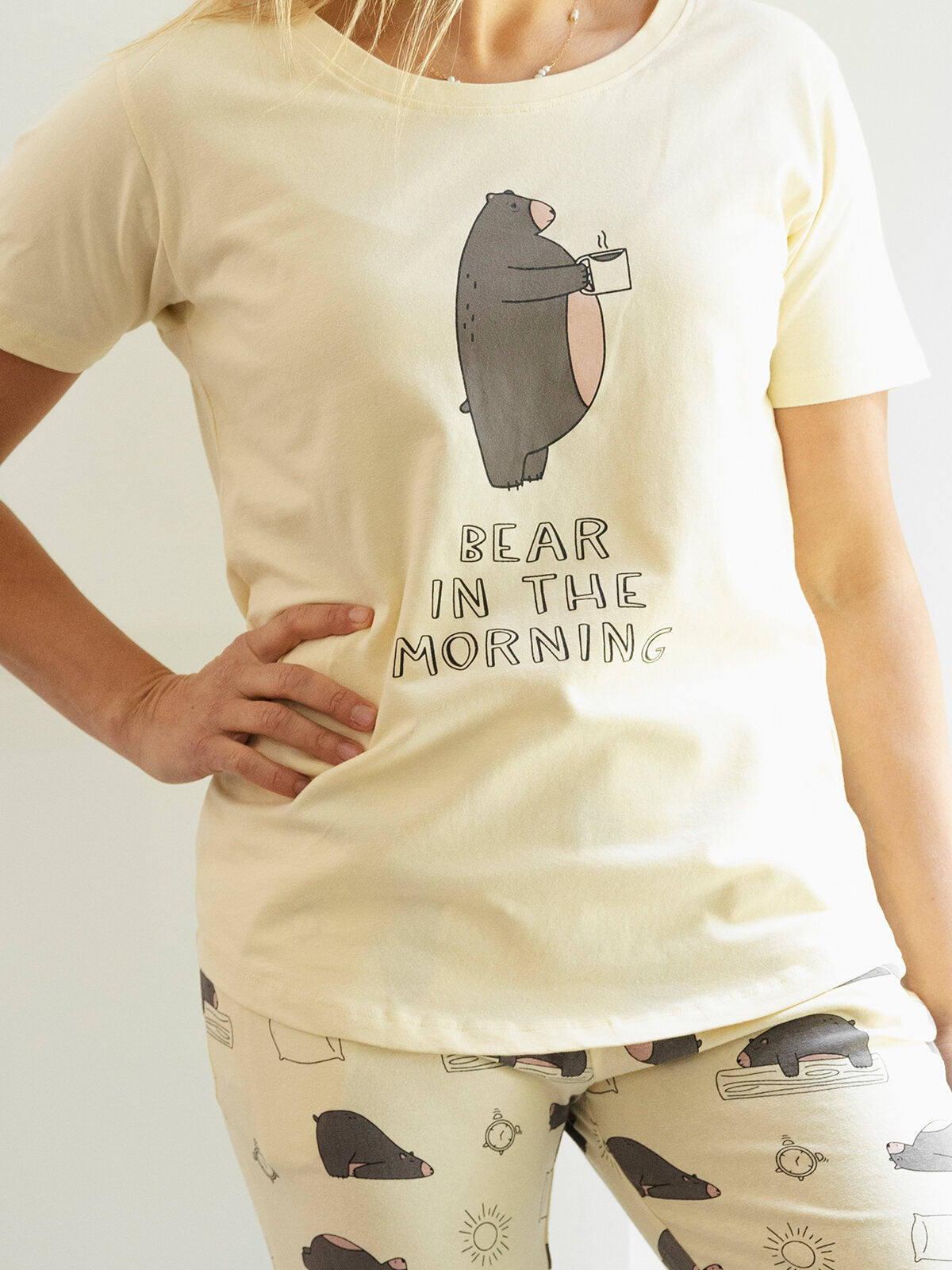 Morning Bear Ladies T